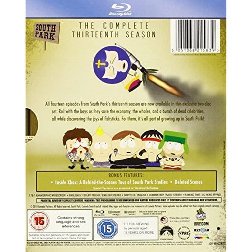 South Park The Complete Thirteenth Season Series 13 [Blu-ray] [2010] - Very Good - Attic Discovery Shop