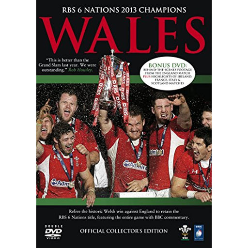 Wales - RBS 6 Nations 2013 Champions [DVD] [Region 2] 6 Six Nations Rugby - Like New - Attic Discovery Shop