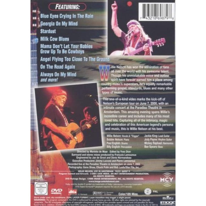 Willie Nelson: Live In Amsterdam [DVD] [2002] [Region 2] - Very Good - Attic Discovery Shop