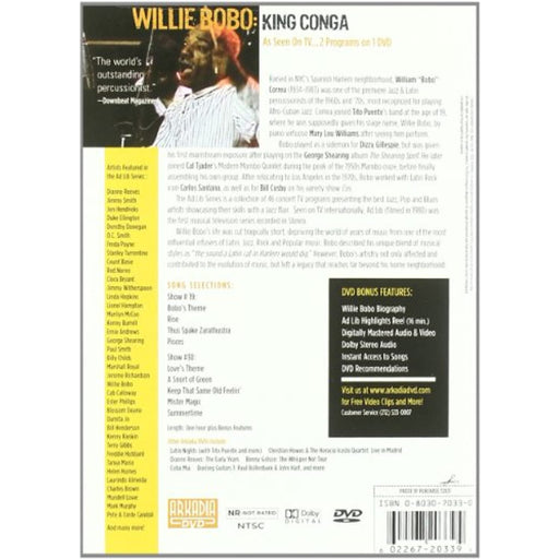 Willie Bobo King Conga [DVD] [2008] NTSC Import - New Sealed - Attic Discovery Shop