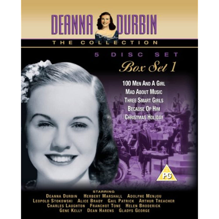 Deanna Durbin Box Set Vol. 1 The Collection [DVD Box Set] [Region 2] - Like New - Attic Discovery Shop