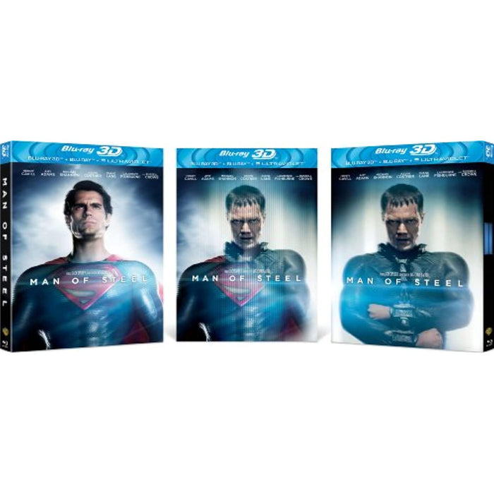 Man of Steel [Blu-ray 3D + 2D Blu-ray] [2013] [Region Free] - New Sealed - Attic Discovery Shop
