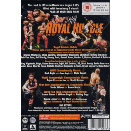 WWE Royal Rumble 2003 Wrestling [DVD] [Region 2] Rare Silver Vision - Very Good - Attic Discovery Shop