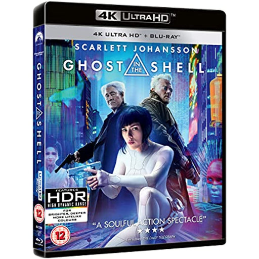 Ghost In The Shell Movie [4K Ultra HD UHD + Blu-ray] [2017] [Region Free] - Very Good - Attic Discovery Shop