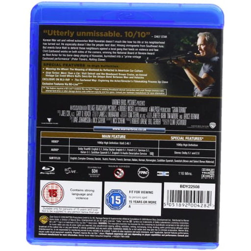 Gran Torino [Blu-ray] [2008] [2009] [Region Free] - Like New - Attic Discovery Shop