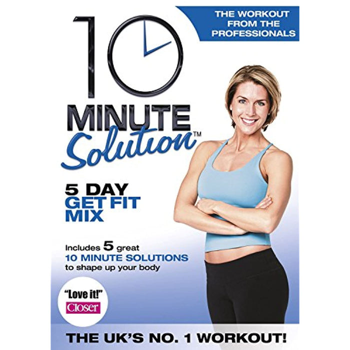 10 Minute Solution - Five Day Get Fit Mix [DVD] [2009] [Region 2] - New Sealed - Attic Discovery Shop