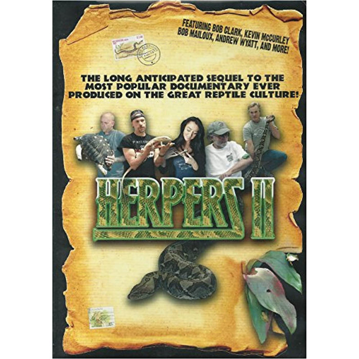 Herpers 2 II Reptile Enthusiasts Documentary [DVD] NTSC [Region Free] Rare Import - Very Good - Attic Discovery Shop