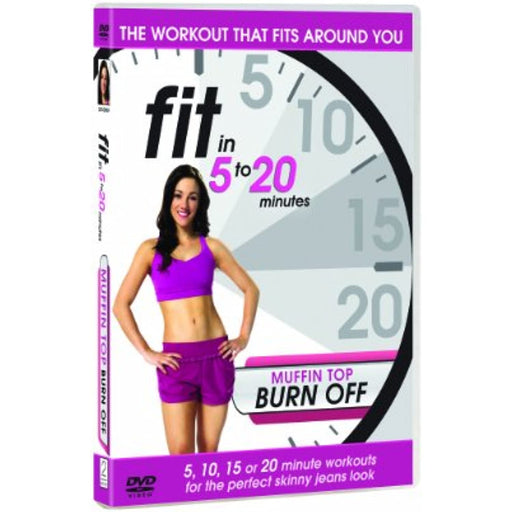 Fit in 5 to 20 Minutes Muffin Top Burn Off [DVD] [Region 2, 4] Exercise Fitness - Like New - Attic Discovery Shop