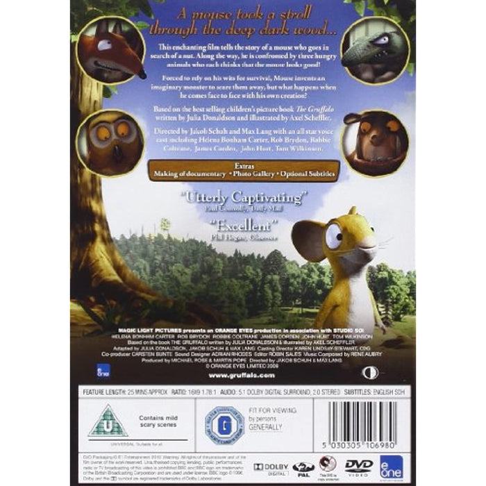 The Gruffalo [DVD] [2009] [Region 2] - Like New - Attic Discovery Shop