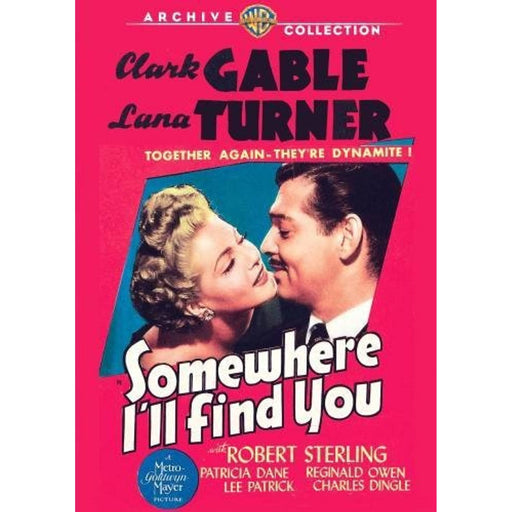 Somewhere i'll Find You Clark Gable [DVD] [1942] [Region 1] [US Import] [NTSC] - Very Good - Very Good - Attic Discovery Shop