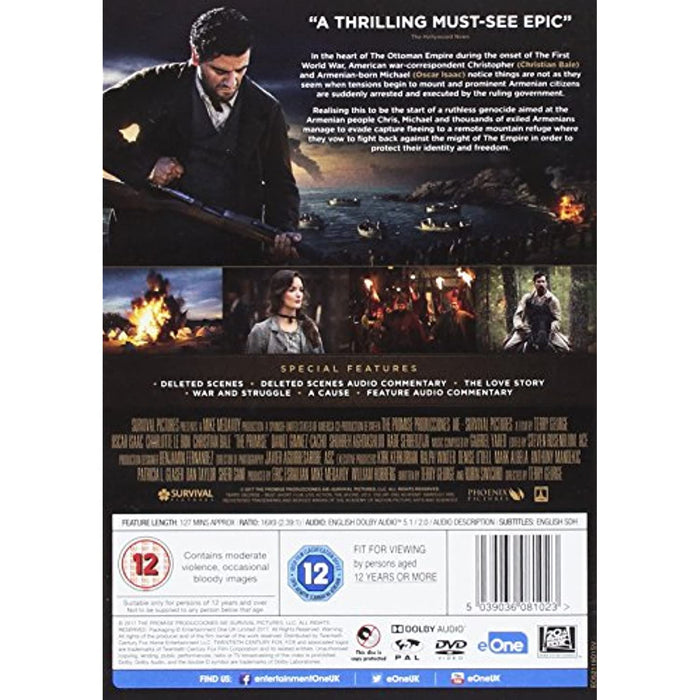 The Promise [DVD] [2017] [Region 2] - New Sealed - Attic Discovery Shop