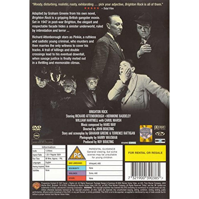 Brighton Rock [1947] [DVD] [Region 2] - Very Good - Attic Discovery Shop