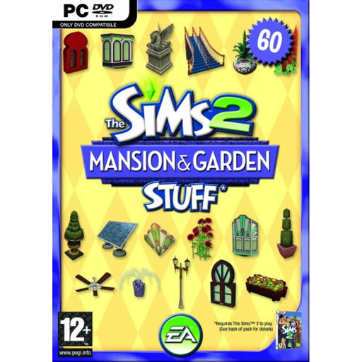 The Sims 2 Mansions & Garden Stuff Pack for The Sims 2 (PC DVD ROM Game) - Very Good - Attic Discovery Shop