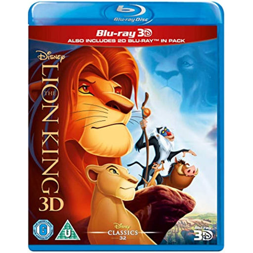 The Lion King [Blu-ray 3D + 2D] [Region Free] (2 Discs) - Like New - Attic Discovery Shop