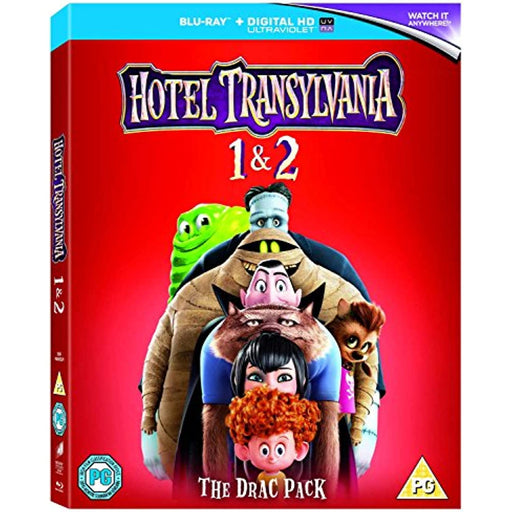 Hotel Transylvania 1-2 [Blu-ray] [Region Free] (1 & 2 Collection The Drac Pack) - Like New - Attic Discovery Shop