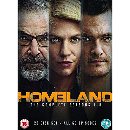 Homeland - The Complete Seasons 1-5 (1 2 3 4 5) [DVD Box Set] [2016] [Region 2] - Like New - Attic Discovery Shop