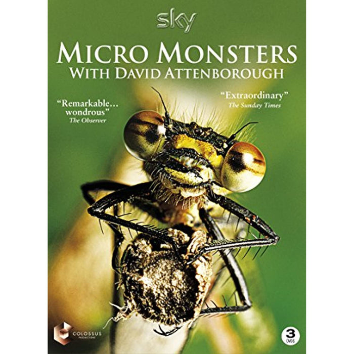 Micro Monsters with David Attenborough [DVD] [Region 2] - Very Good - Attic Discovery Shop