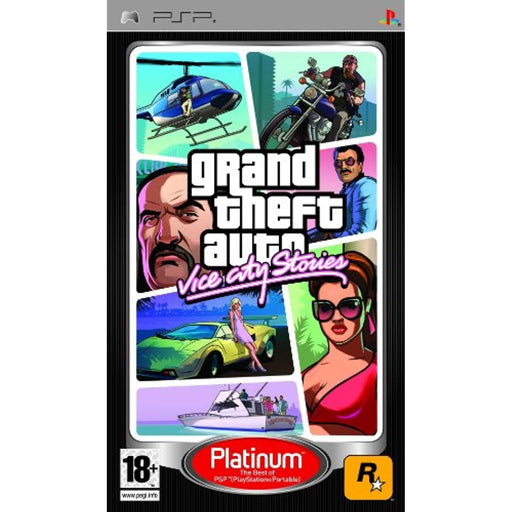 Grand Theft Auto GTA Vice City Stories Platinum (PSP PlayStation Portable Game) - Very Good - Attic Discovery Shop