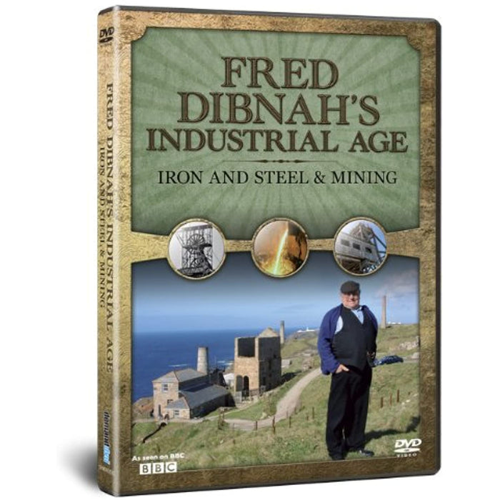 FRED DIBNAH'S INDUSTRIAL AGE - Iron and Steel & Mining [DVD] [R 2] - New Sealed - Attic Discovery Shop