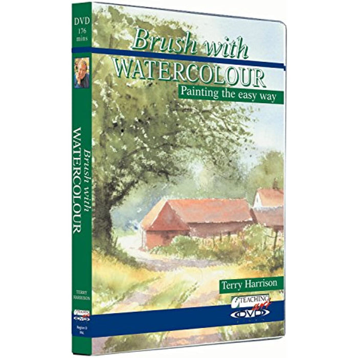 Brush With Watercolour The Easy Way With Terry Harrison [DVD] [Region Free] - Very Good - Attic Discovery Shop