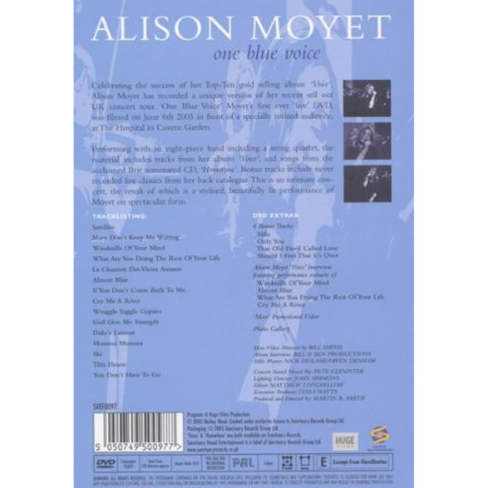 Alison Moyet - One Blue Voice [DVD] [Region 2] - Very Good - Attic Discovery Shop