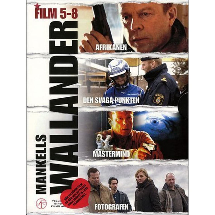 Wallander Collection 2 4-DVD Box Set (Swedish) [Region 2] - New Sealed - Attic Discovery Shop