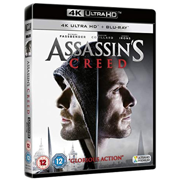 Assassin's Creed The Movie [4K Ultra HD UHD + Blu-ray] [2017] [Region Free] - Very Good - Attic Discovery Shop