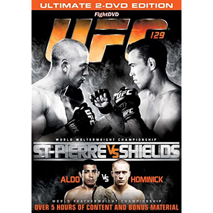 UFC St. Pierre Vs Shields Ultimate Edition [DVD] [Region 2] - New Sealed - Attic Discovery Shop