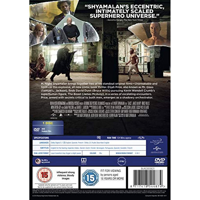 Glass [DVD] [2019] [Region 2] - Like New - Attic Discovery Shop
