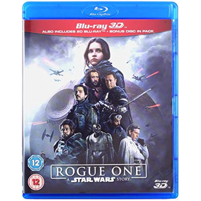 Star Wars Rogue One 3D [Blu-ray - Includes 2D Version] [Region Free] - Very Good - Attic Discovery Shop