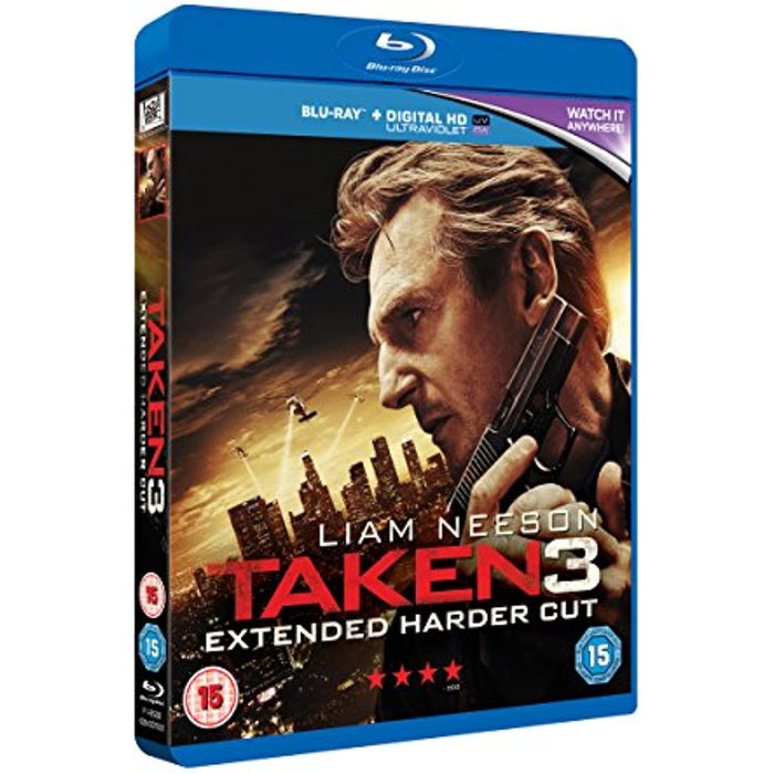 Taken 3 - Extended Harder Cut Edition [Blu-ray] [Region Free] (Liam Neeson) - Very Good - Attic Discovery Shop