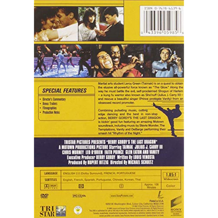 Last Dragon [DVD] [Region 1] [Rare US Import] [NTSC] - Good - Attic Discovery Shop