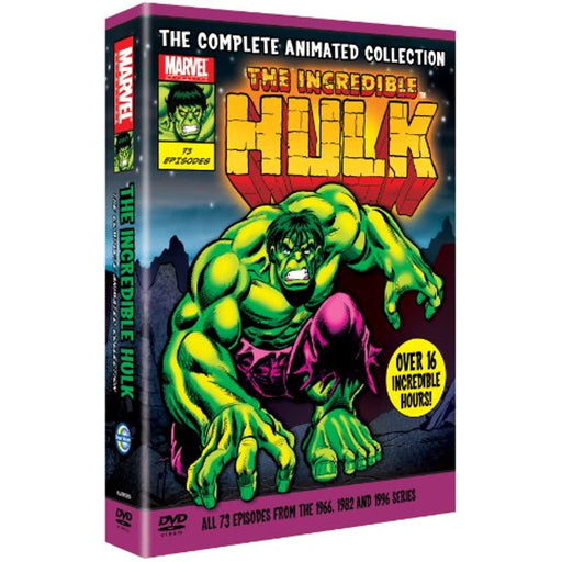 The Incredible Hulk Complete Animated Collection 1966 1982 1996 Rare DVD Boxset - Very Good - Attic Discovery Shop