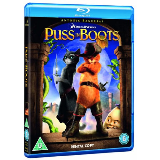 Puss In Boots [Blu-ray] [Region Free] (DreamWorks) Antonio Banderas Family Movie - Very Good - Attic Discovery Shop