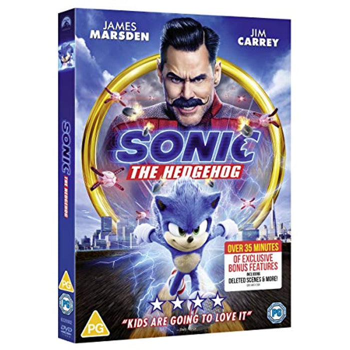 Sonic The Hedgehog [DVD] [2020] [Region 2] (Real Life Movie) - Very Good - Attic Discovery Shop