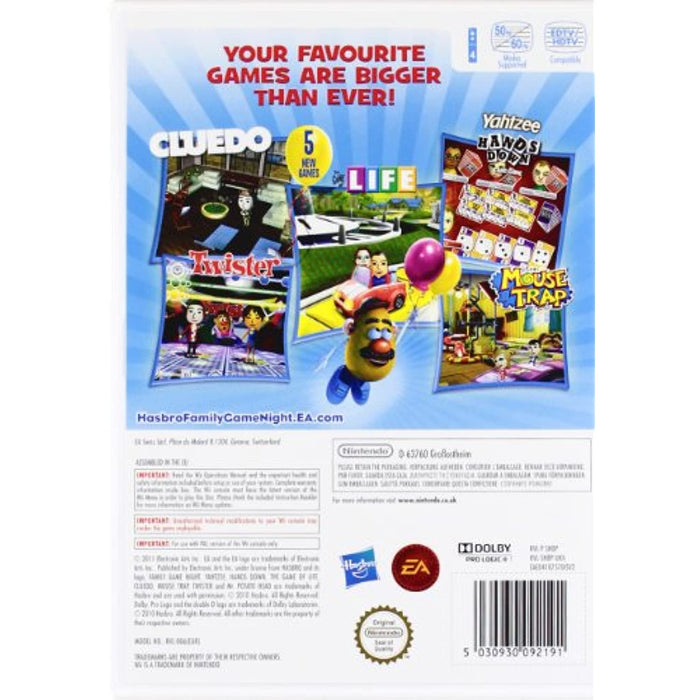 Hasbro Family Game Night Volume Three / Vol 3 (Nintendo Wii Game) [PAL] - Very Good - Attic Discovery Shop