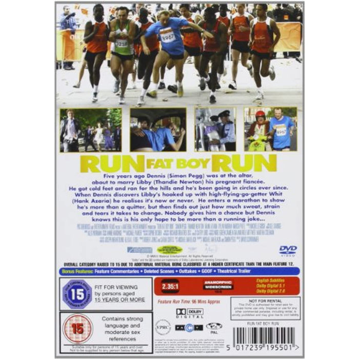 Run, Fat Boy, Run [DVD] [Region 2] - New Sealed - Attic Discovery Shop