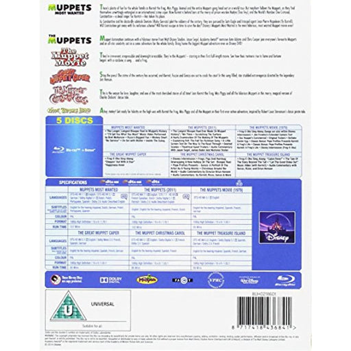 The Muppets Bumper 6 Movie Collection [Blu-ray Box Set] [Region Free] - Very Good - Attic Discovery Shop