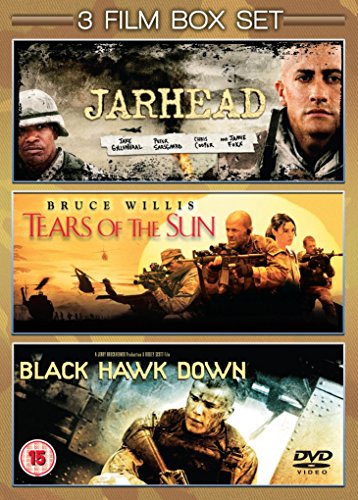 3 Film Box Set: Black Hawk Down/Jarhead/Tears Of The Sun [DVD] [R2] - New Sealed - Attic Discovery Shop