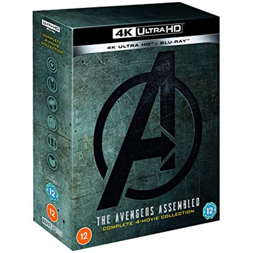 Avengers 1-4 UHD 4 Movie Collection [Blu-ray + Ultra HD 4K] [2021] [Region Free] - Very Good - Attic Discovery Shop