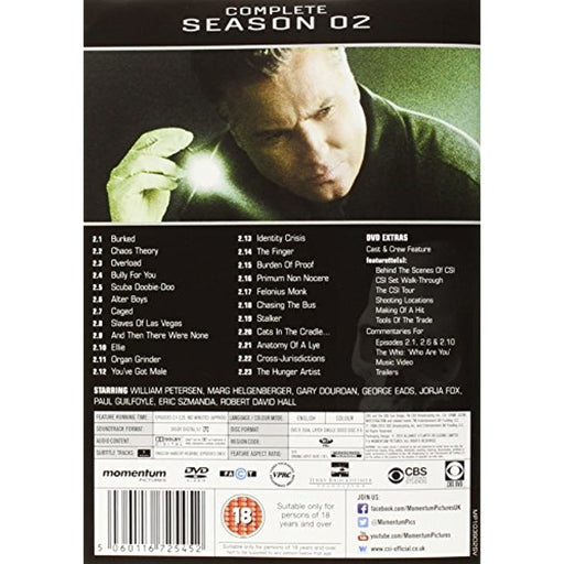CSI: Las Vegas - Complete Season 2 Series 02 [DVD] [Region 2] - Like New - Attic Discovery Shop