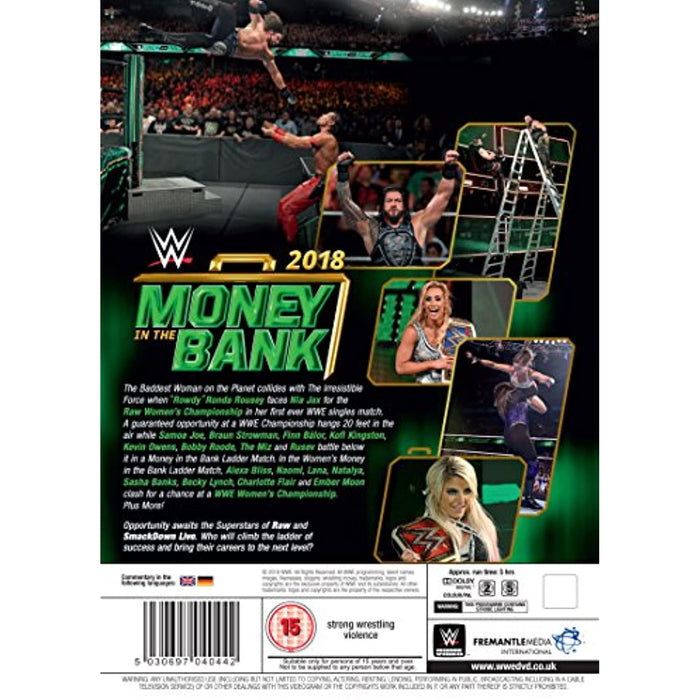 WWE: Money In The Bank 2018 [DVD] [Region 2, 5] - Very Good - Attic Discovery Shop