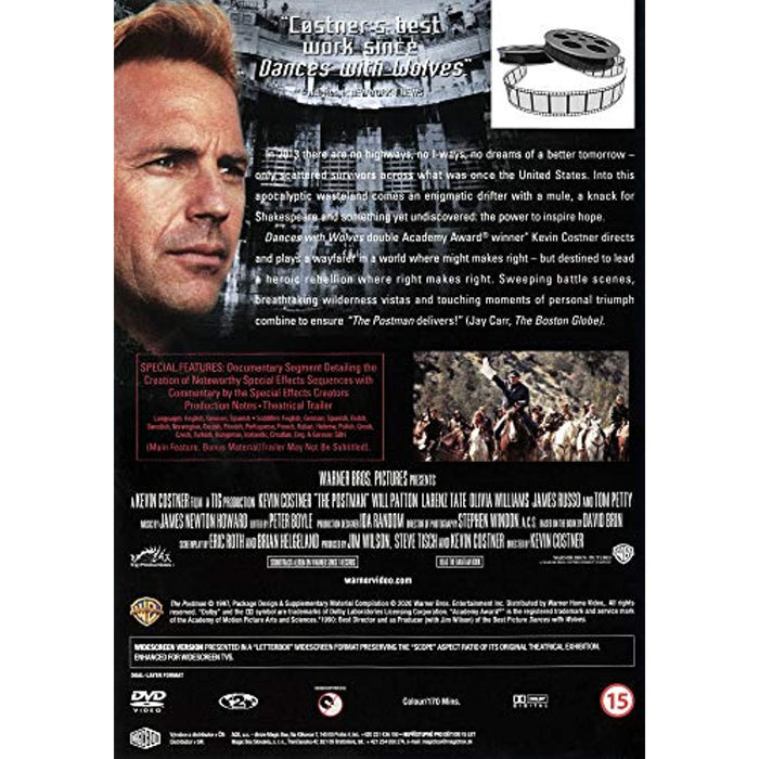 The Postman - Kevin Costner [DVD] [1997] [Region 1] [Rare US Import] [NTSC] - Very Good - Attic Discovery Shop