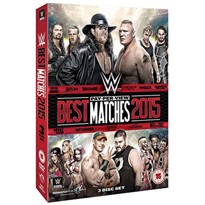 WWE: The Best Pay Per View PPV Matches Of 2015 (3 Disc Set) [DVD] [Region 2, 5] - Very Good - Attic Discovery Shop