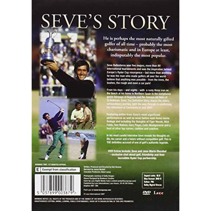 Seve - The Definitive Story Of A Golfing Genius [DVD] [Region 2] - Like New - Attic Discovery Shop