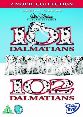 101 Dalmatians / 102 - 2 Movie Collection [DVD] [1996] [Region 2] - New Sealed - Attic Discovery Shop
