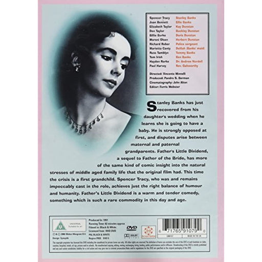 Father's Little Dividend -Elizabeth Taylor [DVD] [Region Free] - Very Good - Attic Discovery Shop