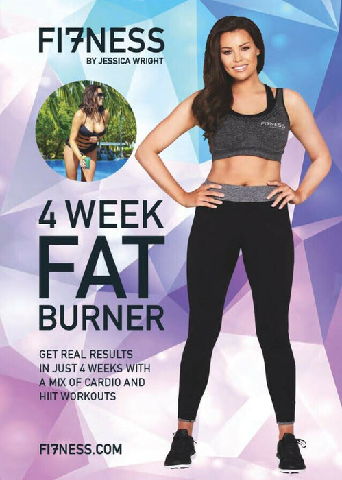 Fitness by Jessica Wright - 4 Week Fat Burner [DVD] [Region 2] - New Sealed - Attic Discovery Shop