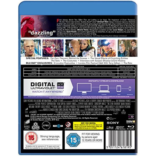 The Zero Theorem [Blu-ray] [2014] [Region Free] - Like New - Attic Discovery Shop