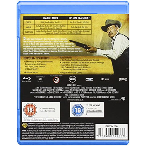 The Wild Bunch [Director's Cut] [Blu-ray] [1969] [Region Free] - Like New - Attic Discovery Shop